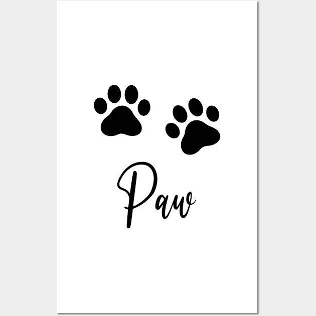 Paw prints Wall Art by smoochugs